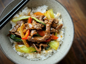QUICK PEPPER BEEF STIR FRY