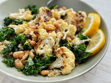 CAULIFLOWER PICCATA QUINOA BOWLS