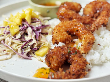 NEW! COCONUT SHRIMP WITH PINAPPLE SLAW