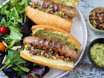 NEW! MUFFALETA-STYLE SAUSAGE SANDWICHES WITH TAPENADE