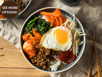 EMPLOYEE FAVORITE! MAGIC BIBIMBAP WITH GROUND BEEF
