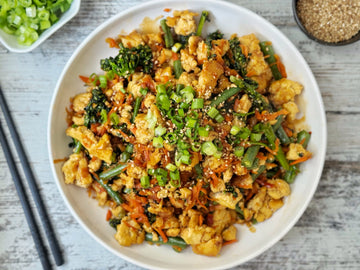 NEW! CRISPY STIR-FRIED TERIYAKI TOFU AND VEGETABLE BOWLS