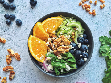 CUSTOMER FAVORITE! FARRO + BLUEBERRY BOWLS WITH FENNEL + CITRUS