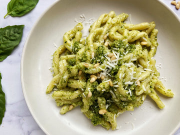 GEMELLI WITH FRESH BASIL PESTO