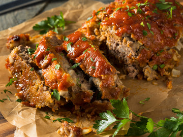 MEATLOAF WITH MASHED POTATOES + BROCCOLI