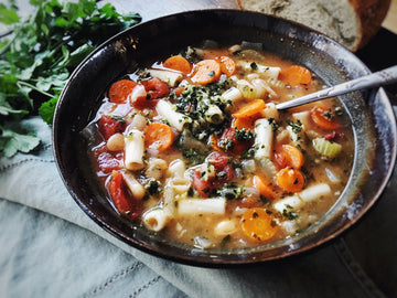 MINESTRONE WITH GREMOLATA