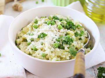 RISI E BISI (RISOTTO WITH PEAS + PARMESAN)