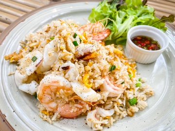 THAI-STYLE FRIED RICE WITH BASIL + SHRIMP