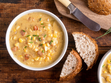 SEASONAL FAVORITE! VEGAN CORN CHOWDER