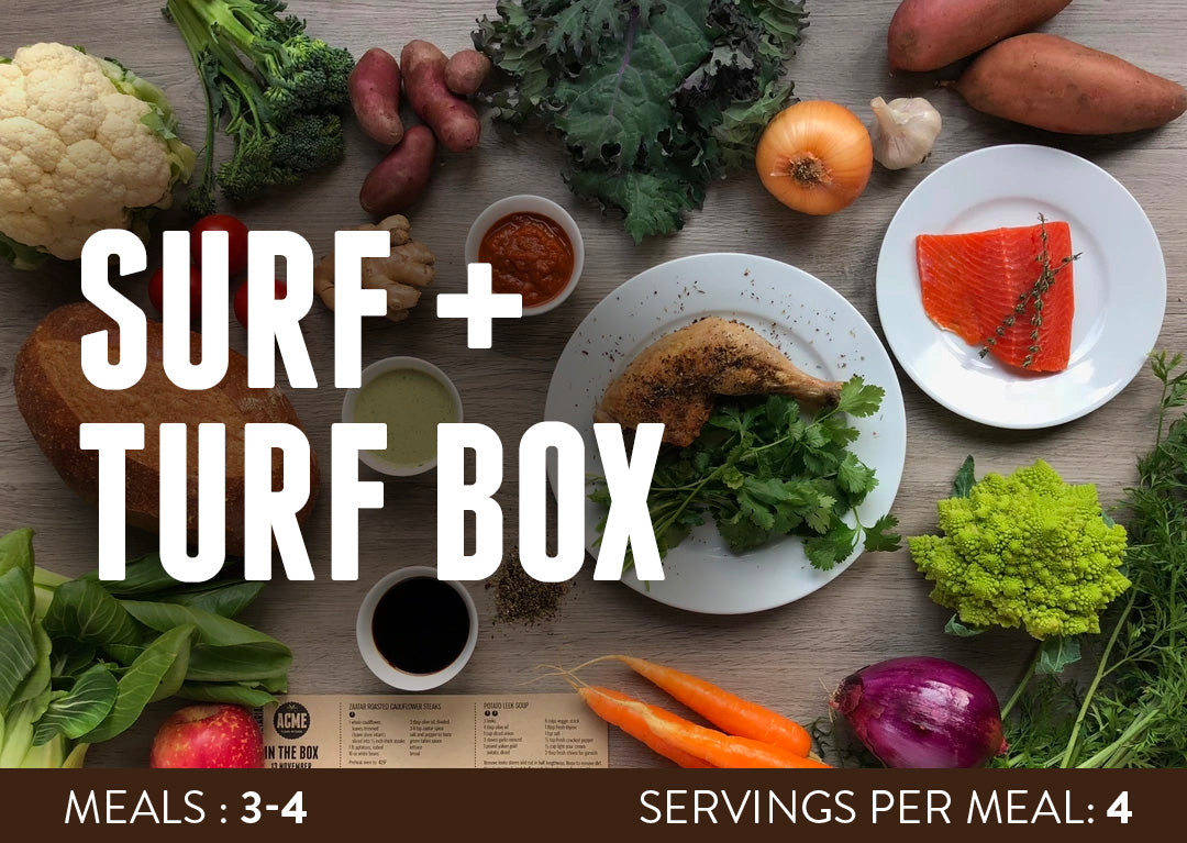 SURF + TURF BOX – ACME Farms + Kitchen